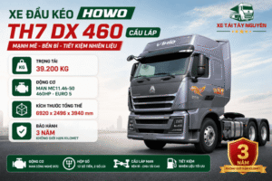 Xe Đầu Kéo HOWO TH7 DX 460 Cầu Láp